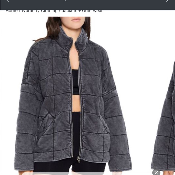 Forever 21 quilted jacket - Picture 1 of 6